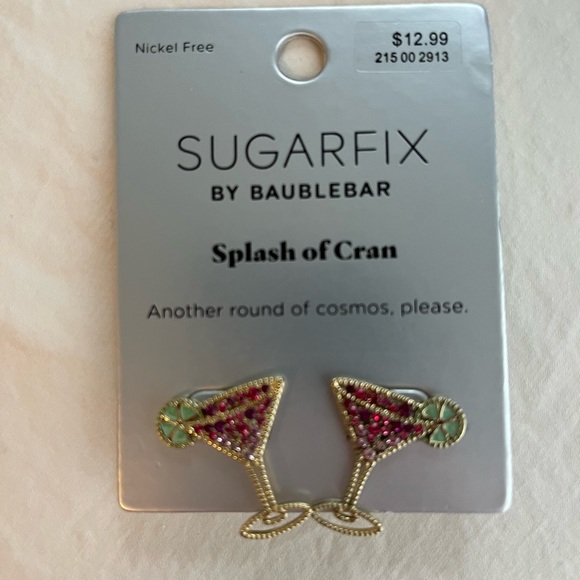 sugarfix Jewelry - NWT Martini earrings.